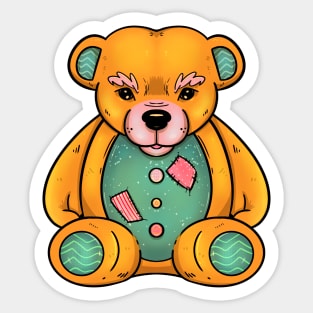 Tough Teddy Bear Sticker